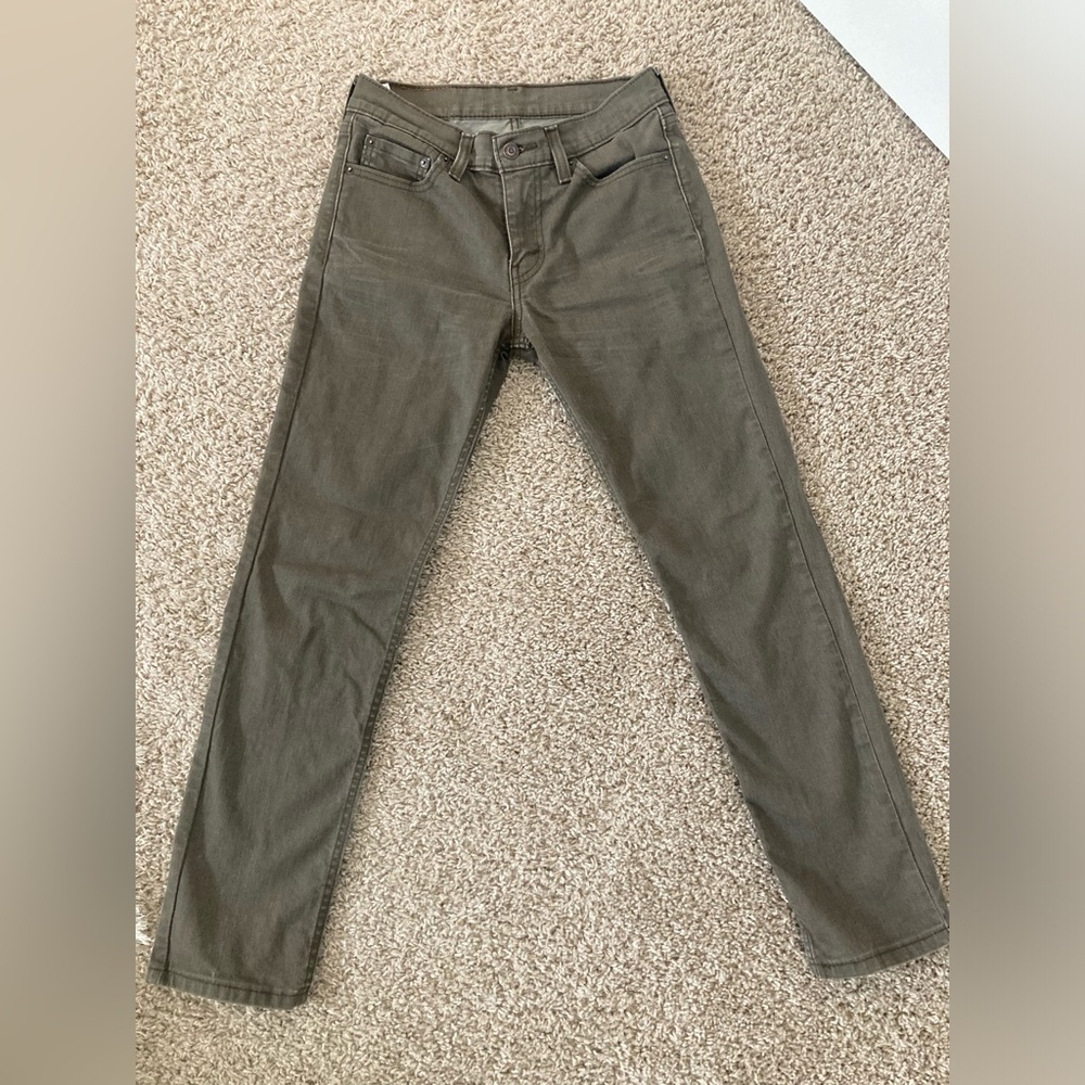 Levi's Men's 511 Straight Jeans - Olive Green
